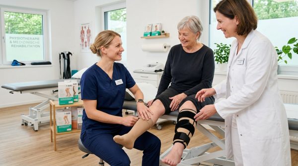 Medizinische Kompressionstherapie: MKS und adaptive Kompressionssysteme (KI-generiertes Symbolbild)