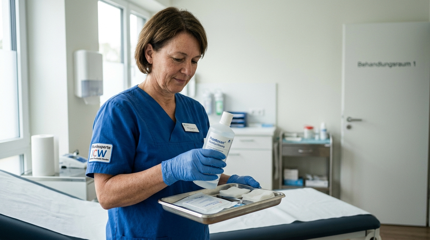 Biofilm bei chronischen Wunden Erkennung Debridement und Wundspülung Melocare Wundexperte